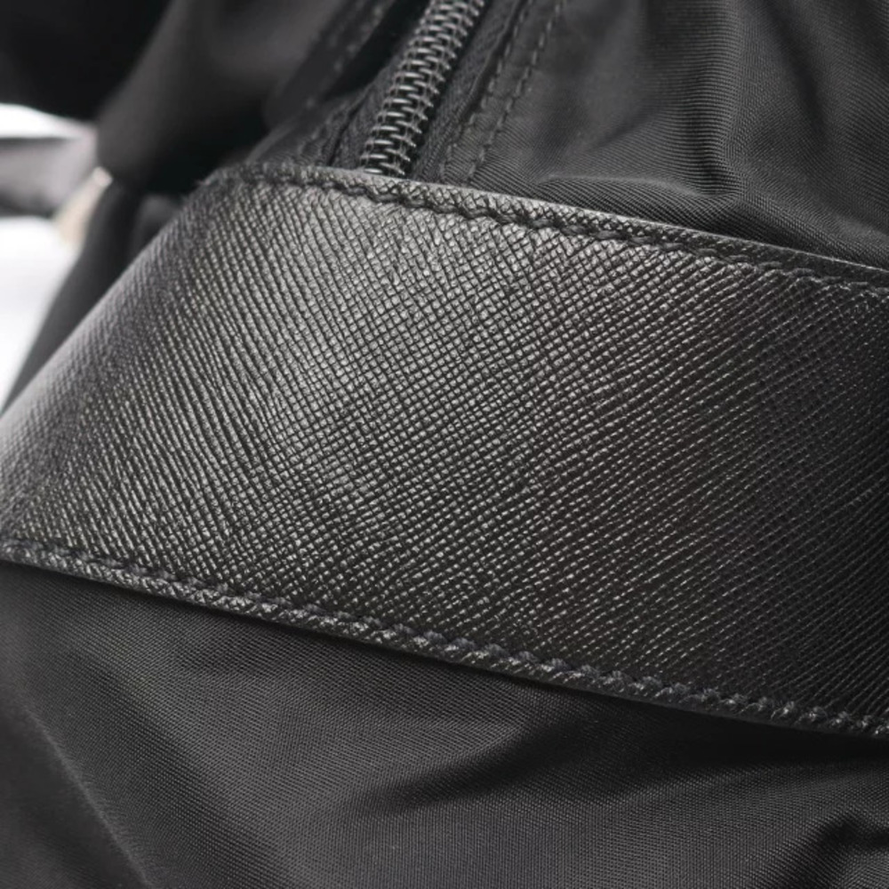 Prada VIAGGIO Leather Boston Bag Black - Picture 10 of 10